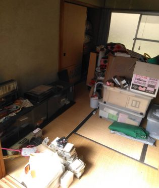 京都市南区　D様の不用品回収作業前のご自宅の写真