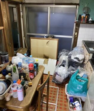 京都府京都市伏見区 H様の不用品回収作業前のご自宅の写真