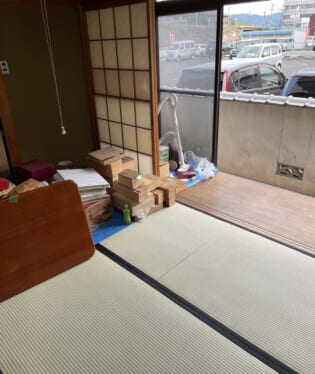 奈良県奈良市	Y様の不用品回収作業後のご自宅の写真