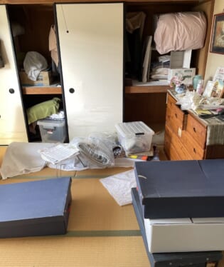 奈良県磯城郡三宅町 N様の不用品回収作業前のご自宅の写真