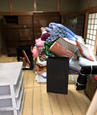 大阪府松原市 S様の不用品回収作業前のご自宅の写真