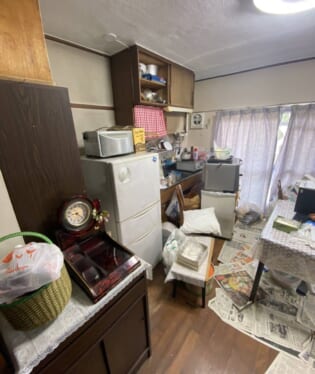 奈良県宇陀市 K様の不用品回収作業前のご自宅の写真