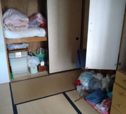 遺品整理 作業前の写真