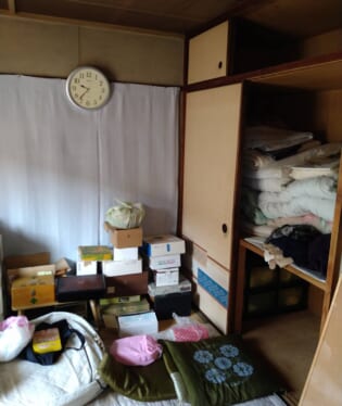 奈良県宇陀郡御杖村 D様の不用品回収作業前のご自宅の写真