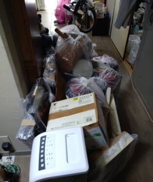 奈良県天理市 E様の不用品回収作業前のご自宅の写真