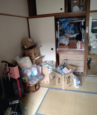 奈良県磯城郡田原本町 J様の不用品回収作業前のご自宅の写真