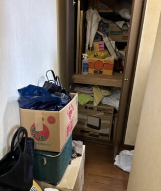 京都府向日市 N様の不用品回収作業前のご自宅の写真