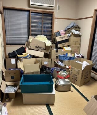 大阪府門真市 O様の不用品回収作業前のご自宅の写真