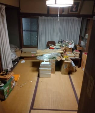 大阪府四條畷市 C様の不用品回収作業前のご自宅の写真