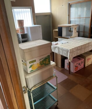 大阪府大阪市淀川区 S様の不用品回収作業前のご自宅の写真